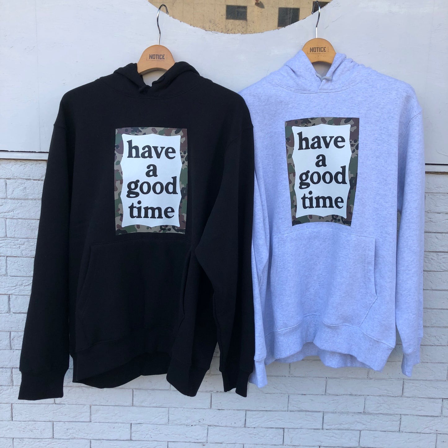 CAMO FRAME PULLOVER HOODIE FL ASH GRAY
