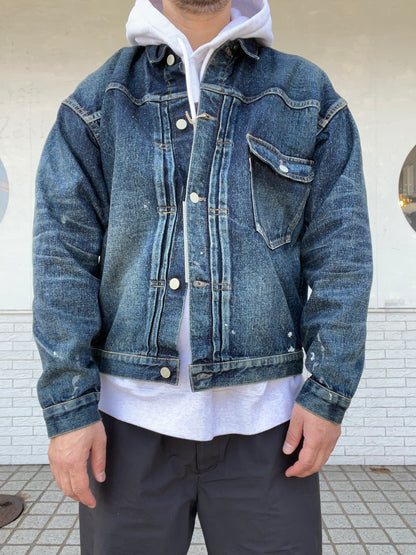 2066SSJK-YY-0001 #001 T-BACK DENIM JACKET
