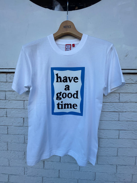 BLUE FRAME S/S TEE WHITE