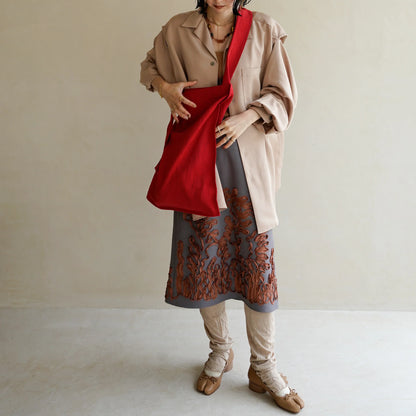 MARY INSIDE OUT TOTE - L / CERATO BRIGHT BLACK