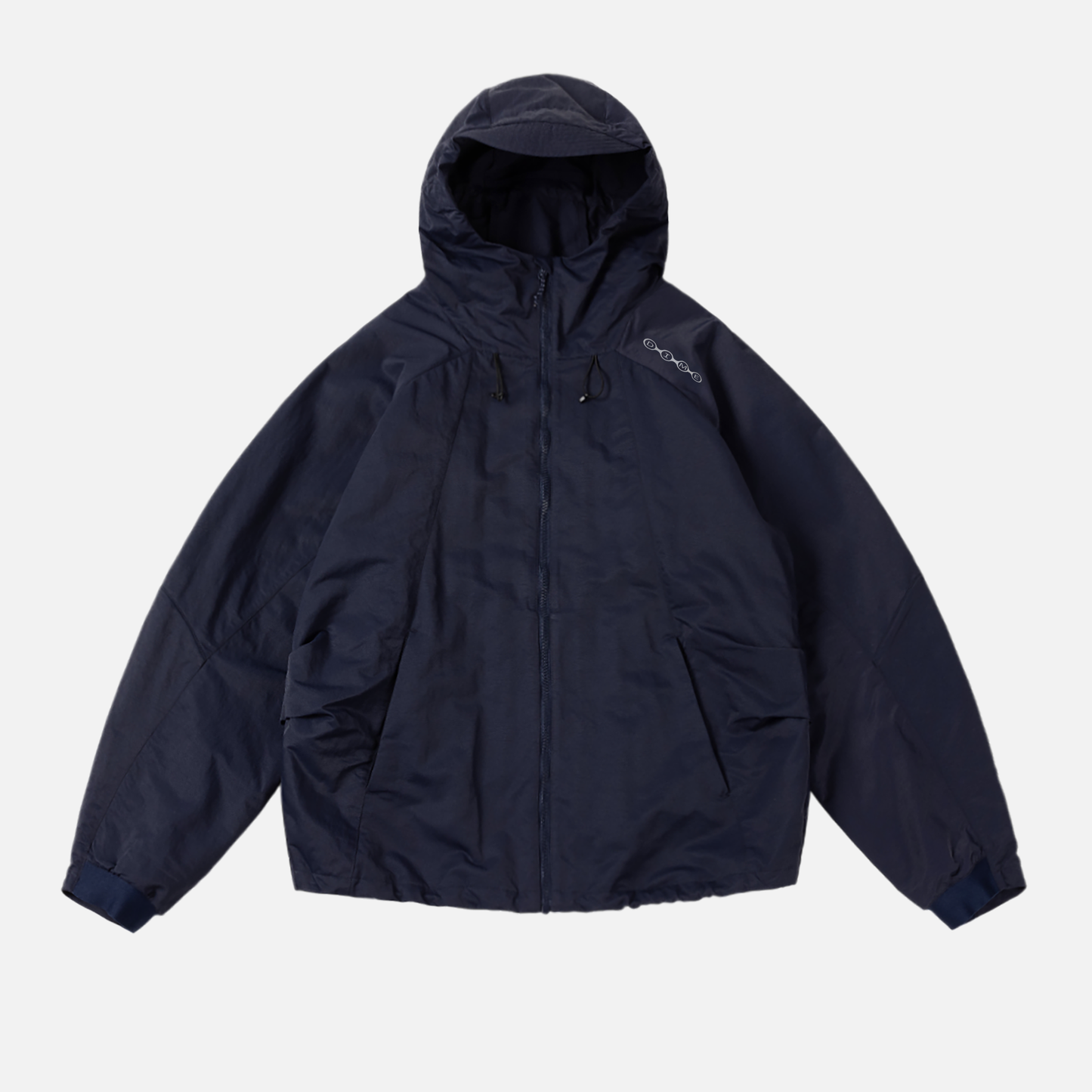 Crinkled Tech Windbreaker	Dark Navy