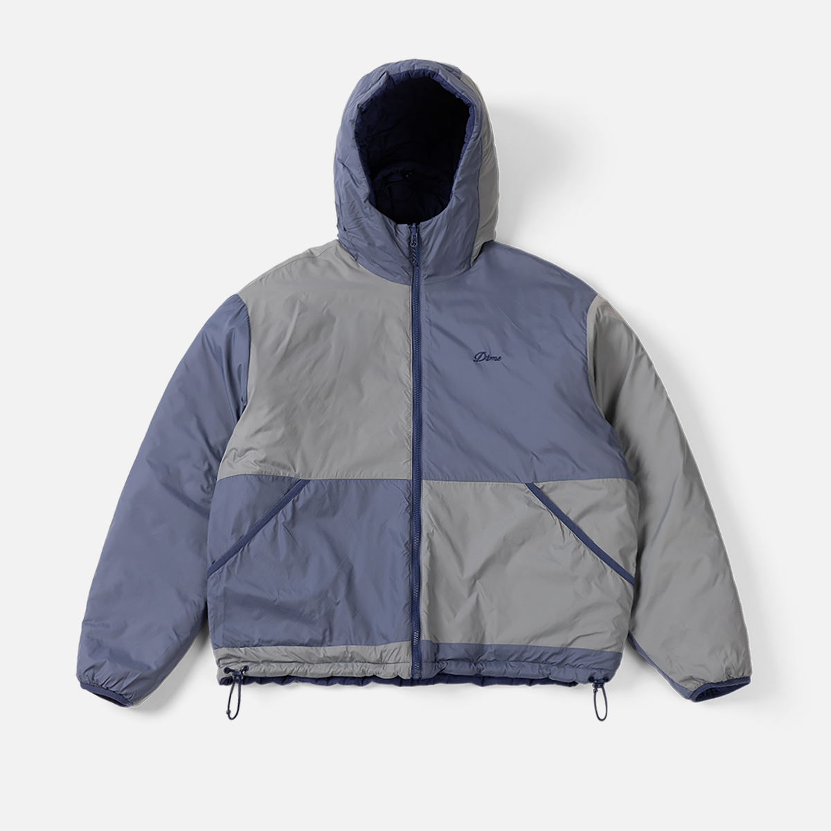 Reversible Insulated Jacket Blue Iris