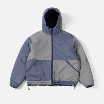 Reversible Insulated Jacket Blue Iris