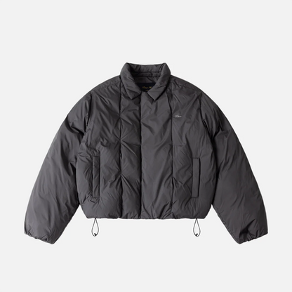 Pleated Puffer Charcoal