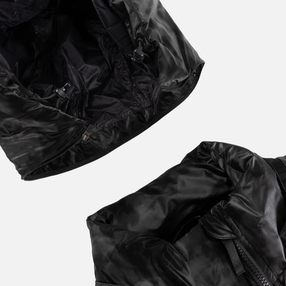 Wavy Puffer Smoke Black