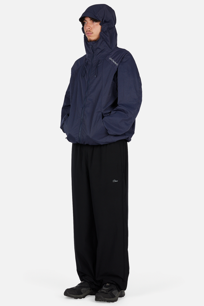 Crinkled Tech Windbreaker	Dark Navy