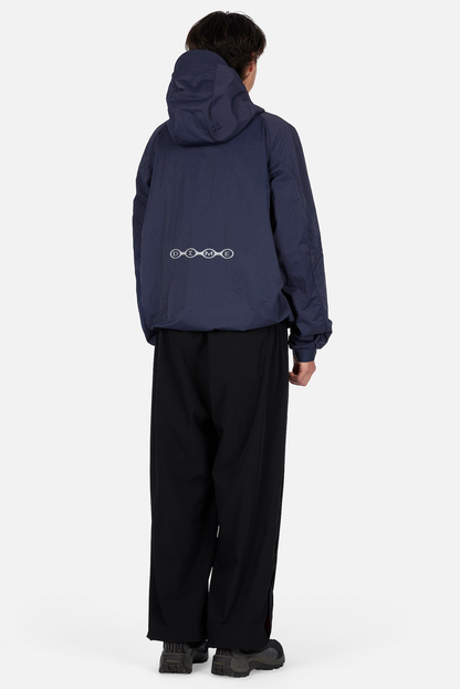 Crinkled Tech Windbreaker	Dark Navy