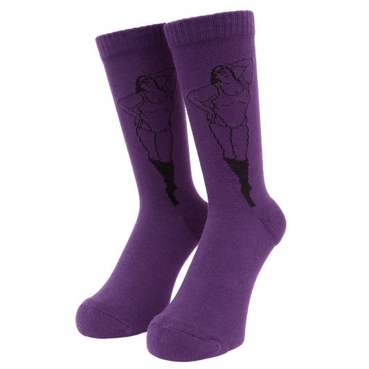 Kheira Socks Purple