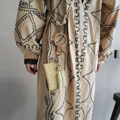 CRISTY SMART CARD WLT / OSTRICH MINT