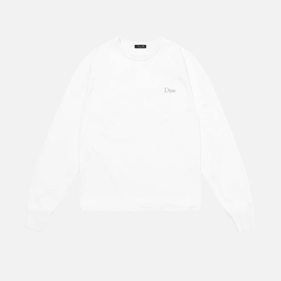 Classic Small Logo LS T-Shirt White