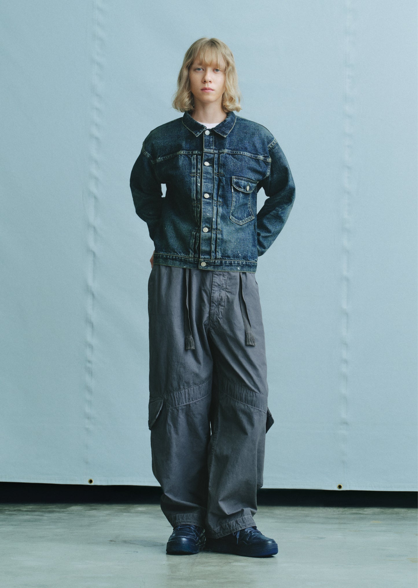 2066SSJK-YY-0001 #001 T-BACK DENIM JACKET