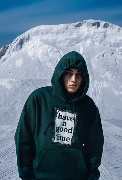 CAMO FRAME PULLOVER HOODIE FL ASH GRAY