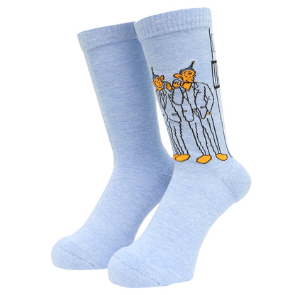 Peepo-San Socks blue