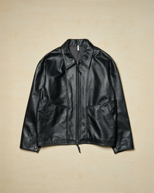 SH-82-C-COW-6 WORK JACKET BLACK