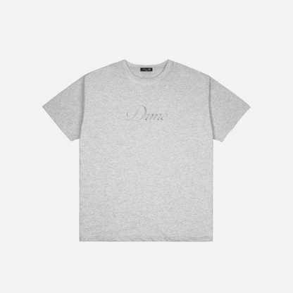 Cursive T-Shirt Heather Gray