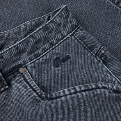 Classic Denim Shorts Overdyed Blue