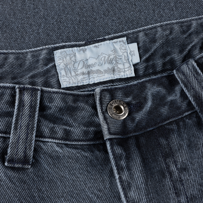 Classic Denim Shorts Overdyed Blue