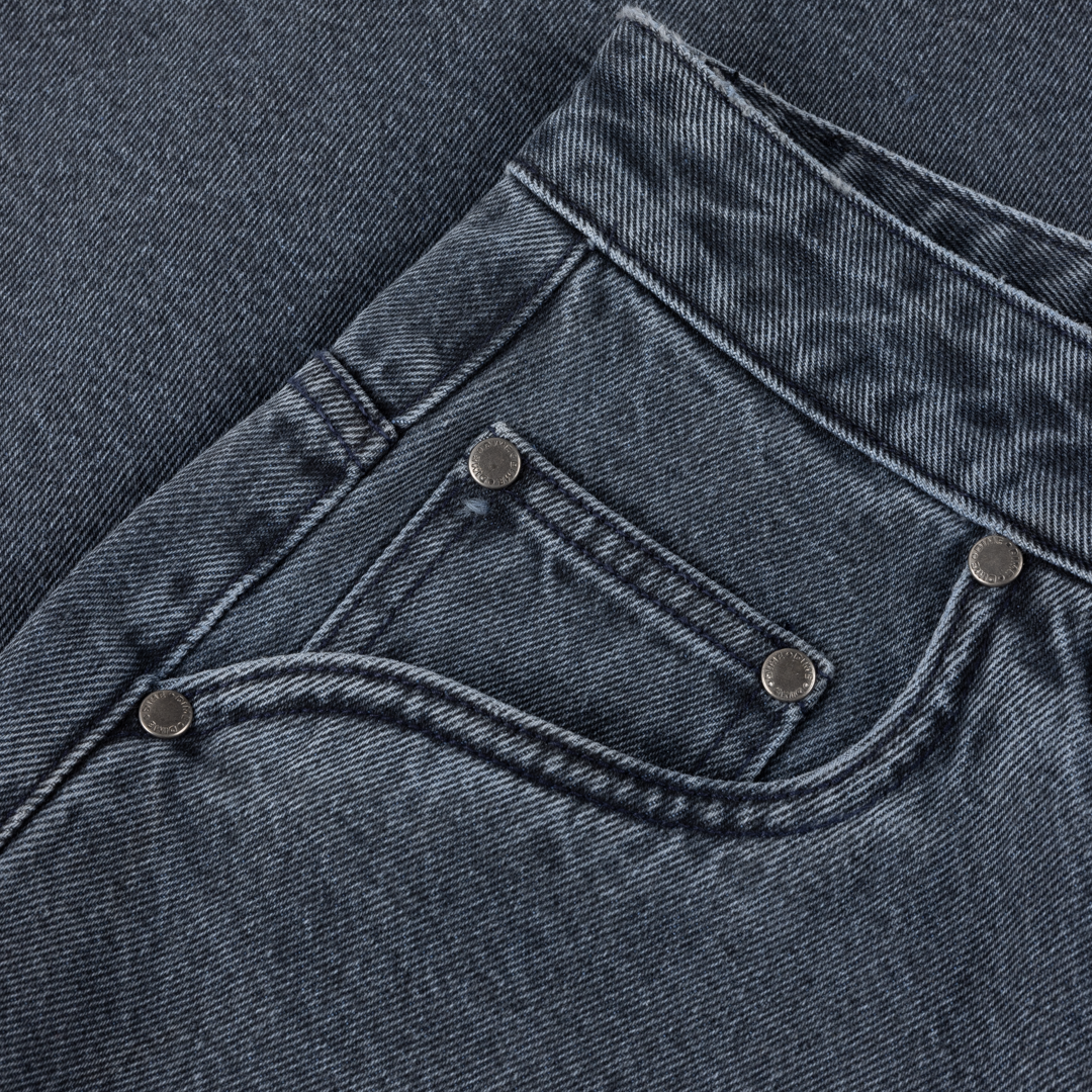 Classic Denim Shorts Overdyed Blue