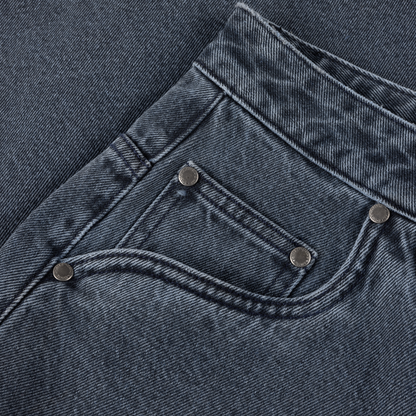 Classic Denim Shorts Overdyed Blue