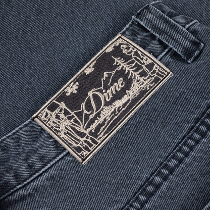 Classic Denim Shorts Overdyed Blue