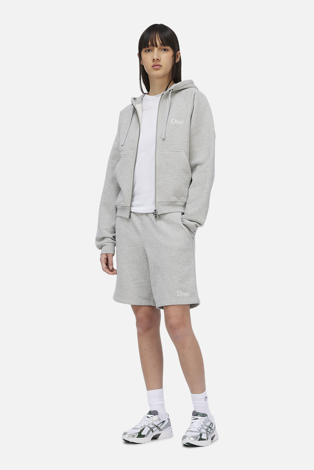 Classic Small Logo Sweatshorts	Heather Gray