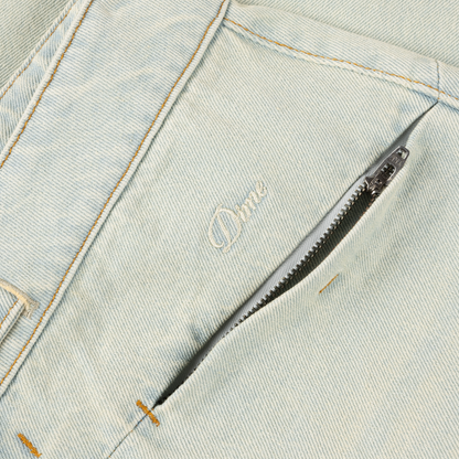 Tech Denim Shorts Bleached Sky