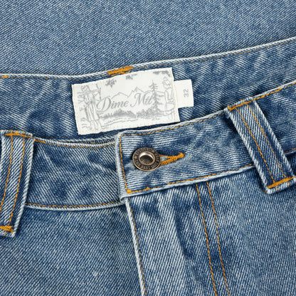 Classic Denim Shorts Sandblasted Indigo