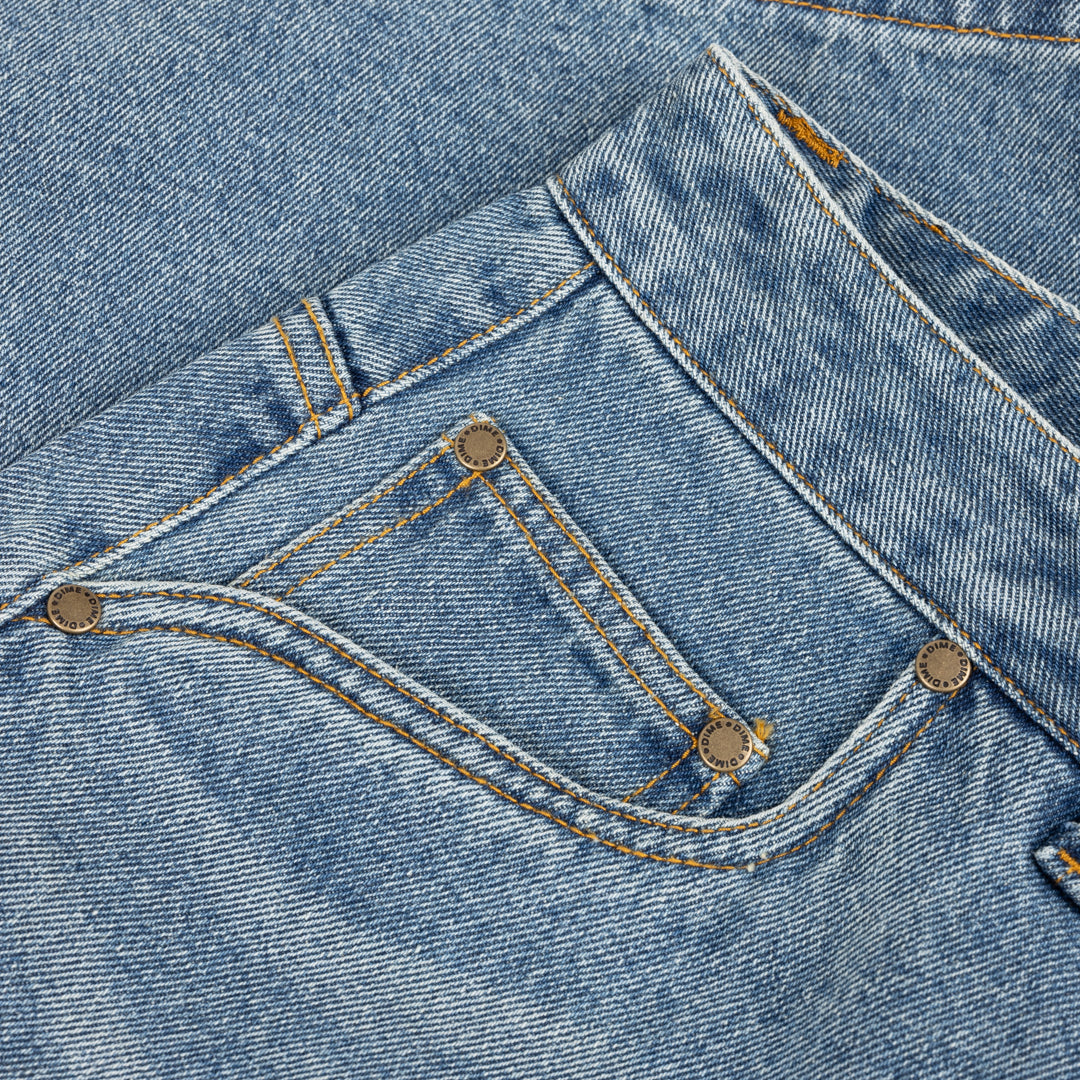 Classic Denim Shorts Sandblasted Indigo
