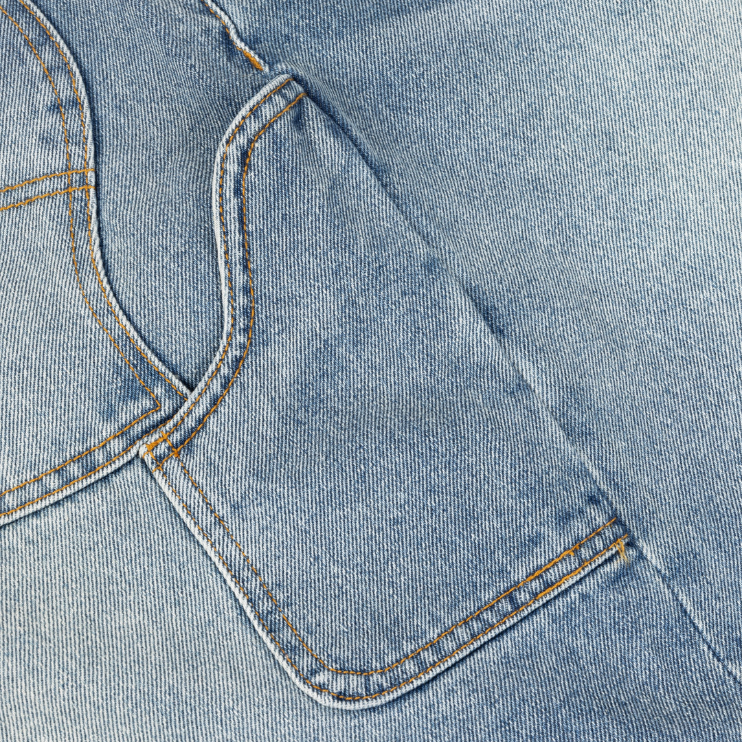 Classic Denim Shorts Sandblasted Indigo