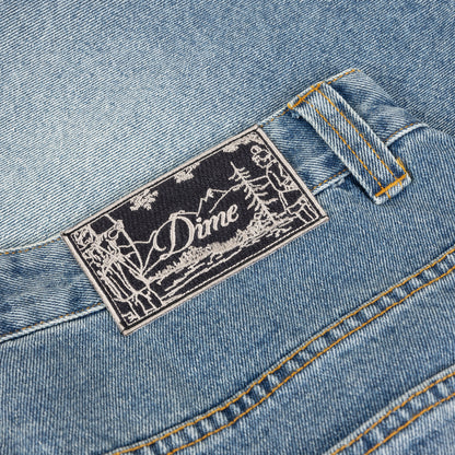 Classic Denim Shorts Sandblasted Indigo