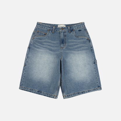 Classic Denim Shorts Sandblasted Indigo