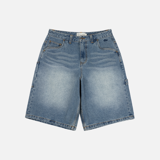 Classic Denim Shorts Sandblasted Indigo