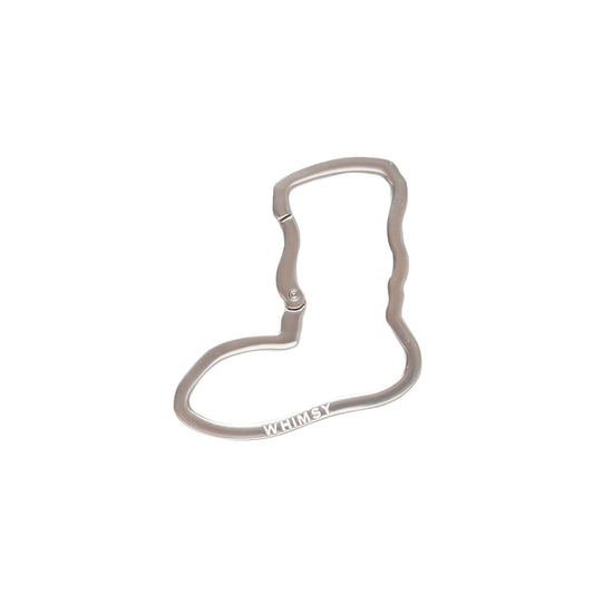 Socks Logo Carabiner Silver