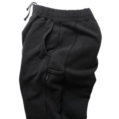STITCHED SWEAT PANT FADED BLACK