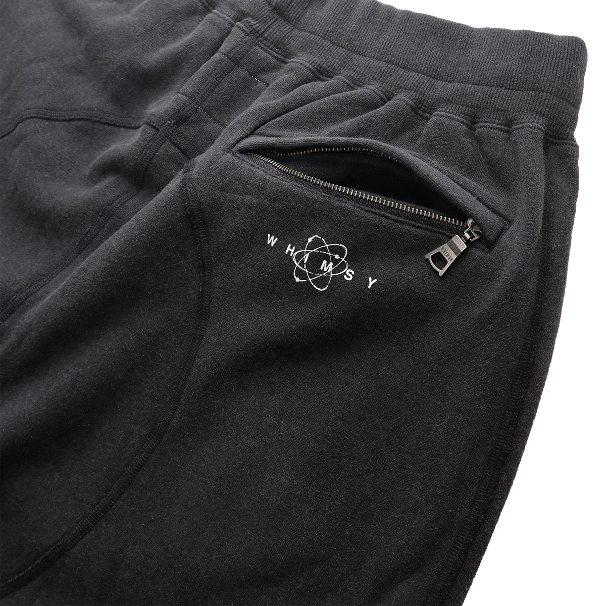 STITCHED SWEAT PANT FADED BLACK