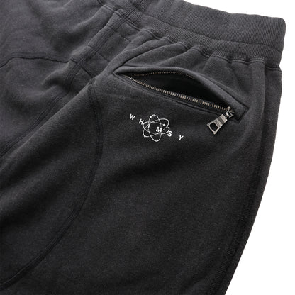 STITCHED SWEAT PANT FADED BLACK