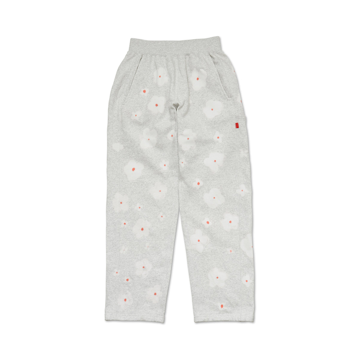STITCHED SWEAT PANT FLOWERS