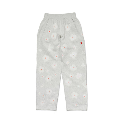 STITCHED SWEAT PANT FLOWERS