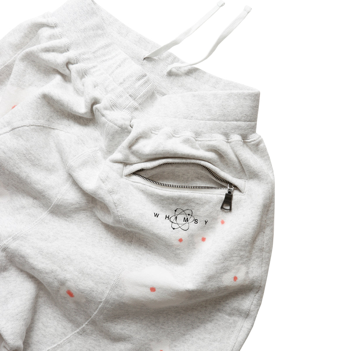 STITCHED SWEAT PANT FLOWERS
