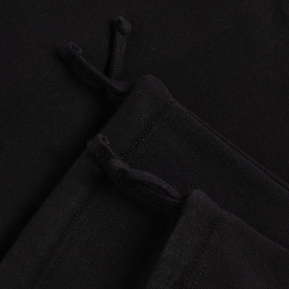 Cursive Small Logo Sweatpants BLACK