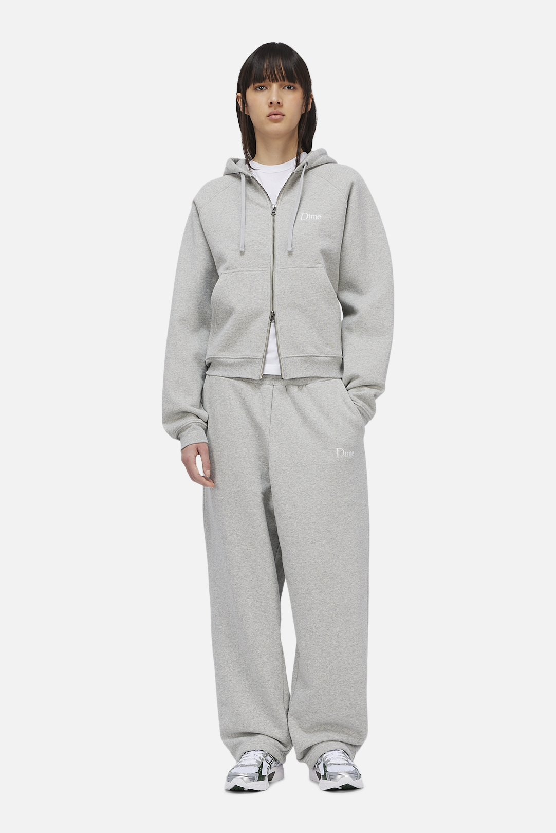 Classic Small Logo Sweatpants Heather Gray