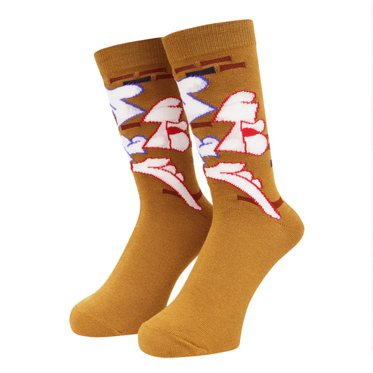 Stang Socks Gold Brown