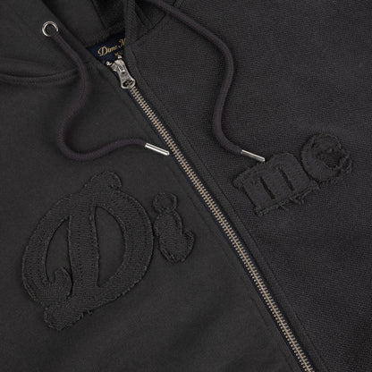 Reverse French Terry Zip Hoodie Vintage Black