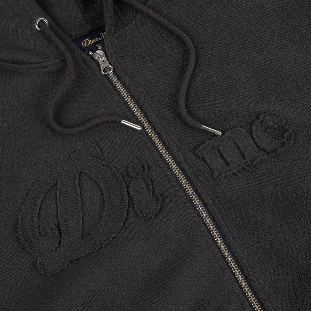Reverse French Terry Zip Hoodie Vintage Black