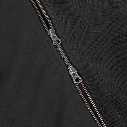 Reverse French Terry Zip Hoodie Vintage Black