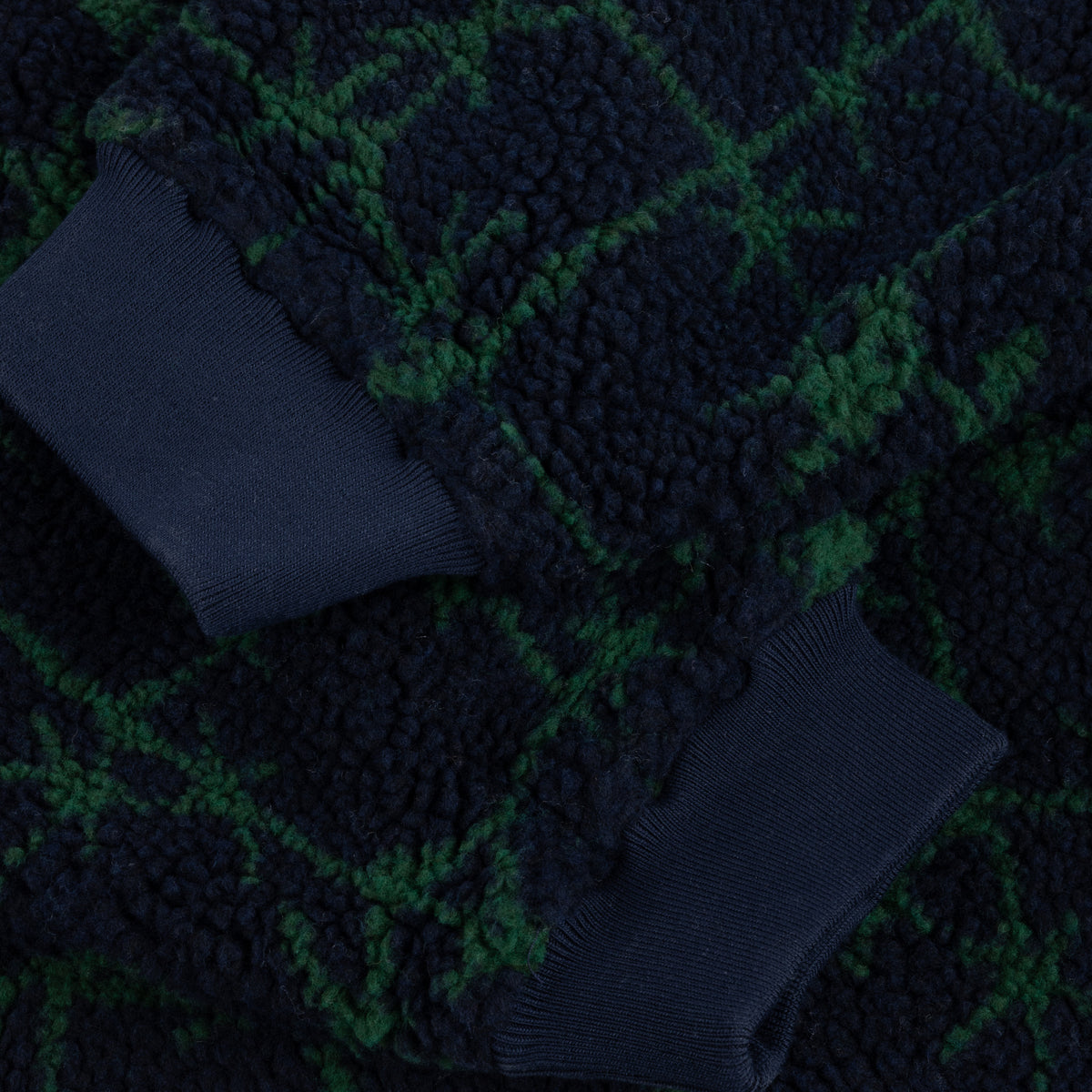 Polar Fleece Sherpa Zip Navy