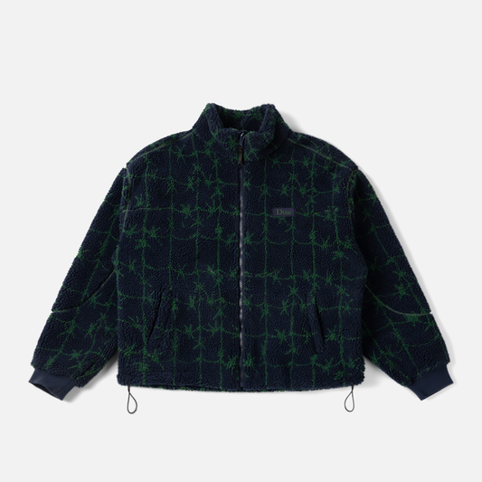 Polar Fleece Sherpa Zip Navy