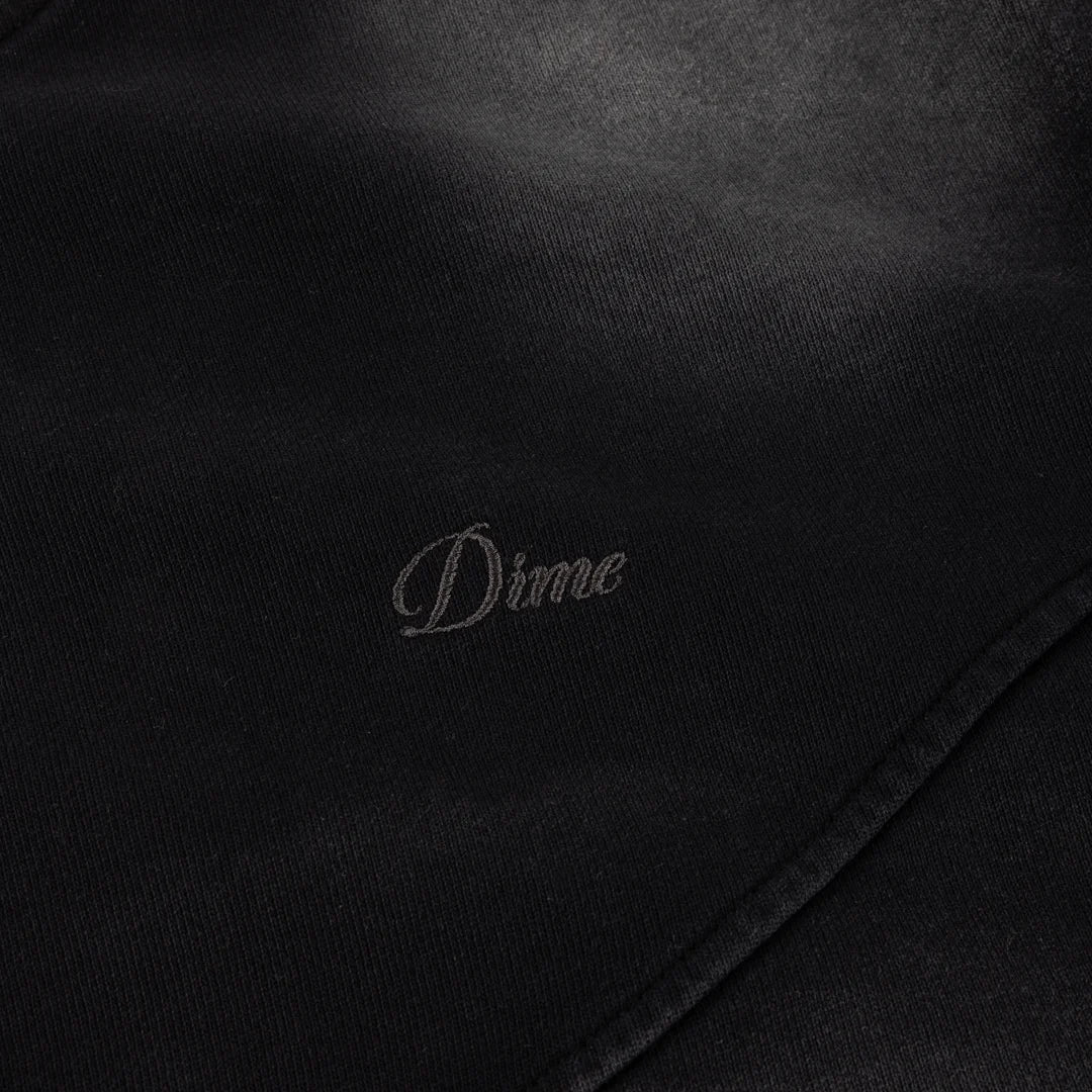 Faded Fleece Bomber Black