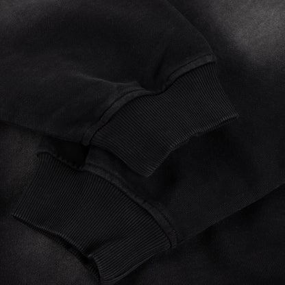 Faded Fleece Bomber Black