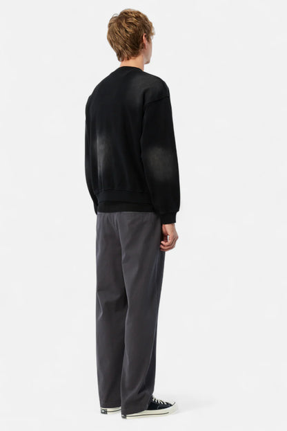 Faded Fleece Bomber Black